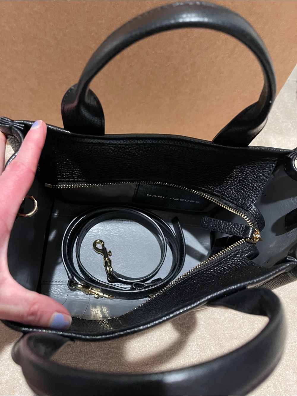 Marc by Marc Jacob’s The Tote Bag - black leather - Picture 5 of 5